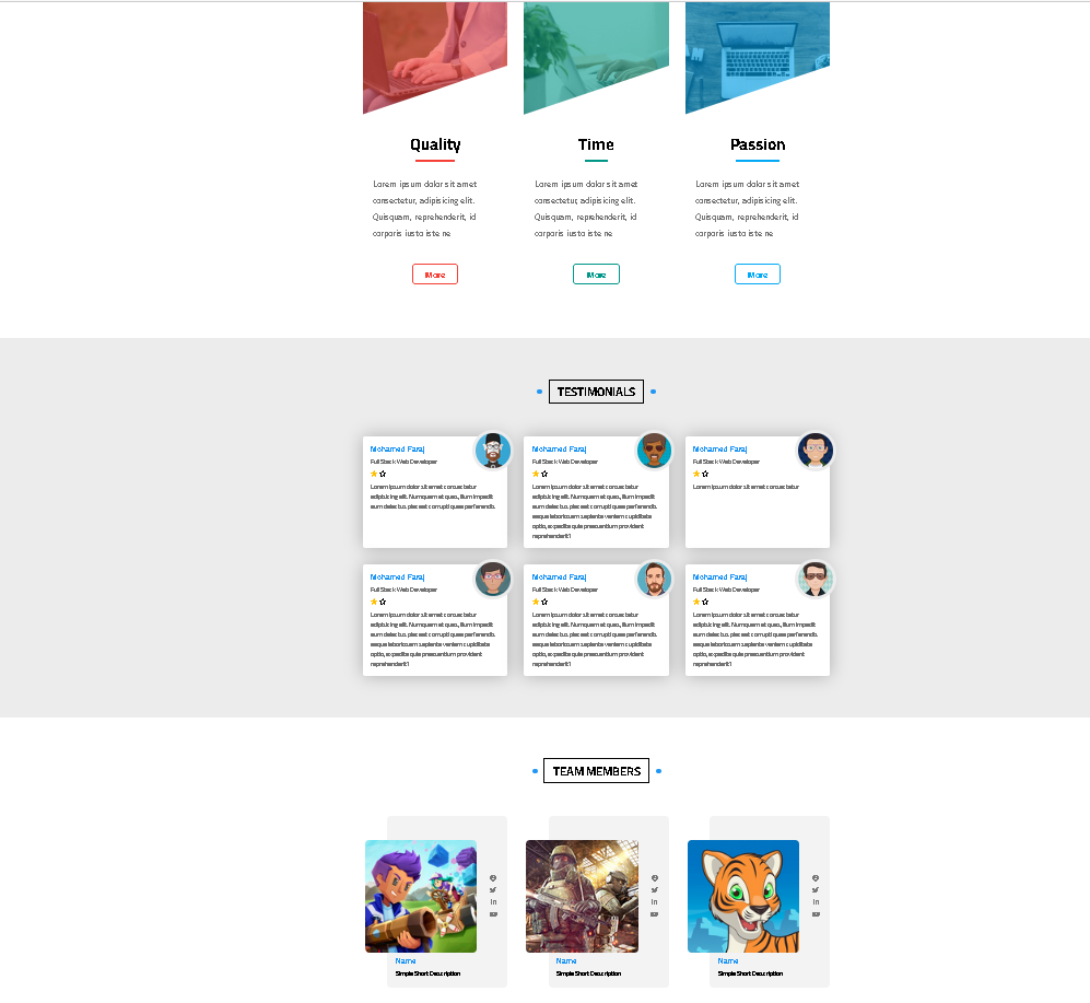 Creative Portfolio Template