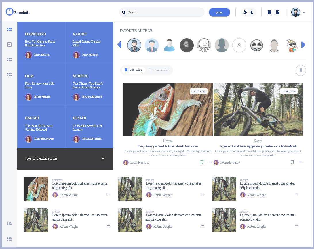 Boxmind Social Platform